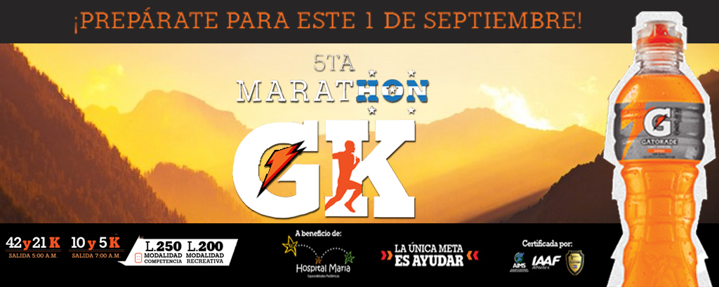 MARATÓN GATORADE HONDURAS