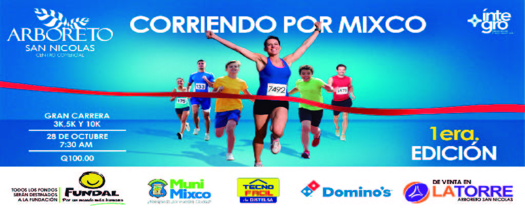 CARRERA CORRIENDO POR MIXCO